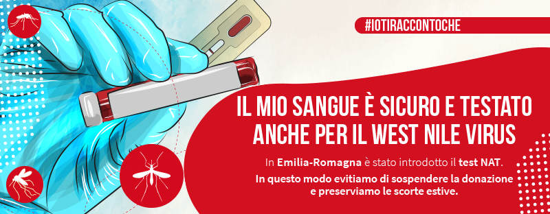 In Emilia-Romagna è stato introdotto il test NAT per il West Nile Virus